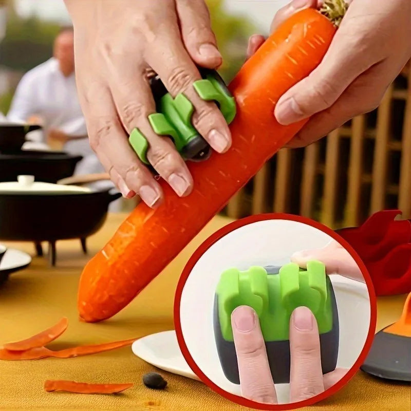 Premium Stainless Steel Kitchen Peeler - Sharp Blade with Non-Slip Grip