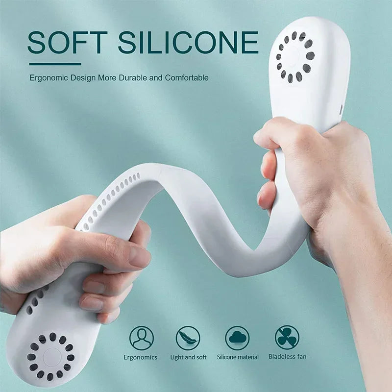 Hands-Free Neck Fan - Portable Personal Cooling for Work & Outdoor Activities