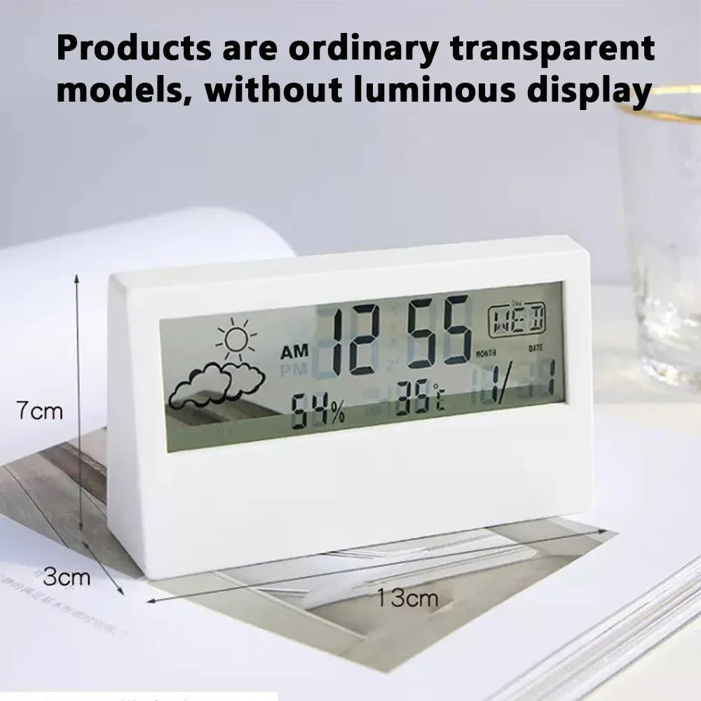 Digital Weather Station Clock - Temperature, Humidity & Alarm in One