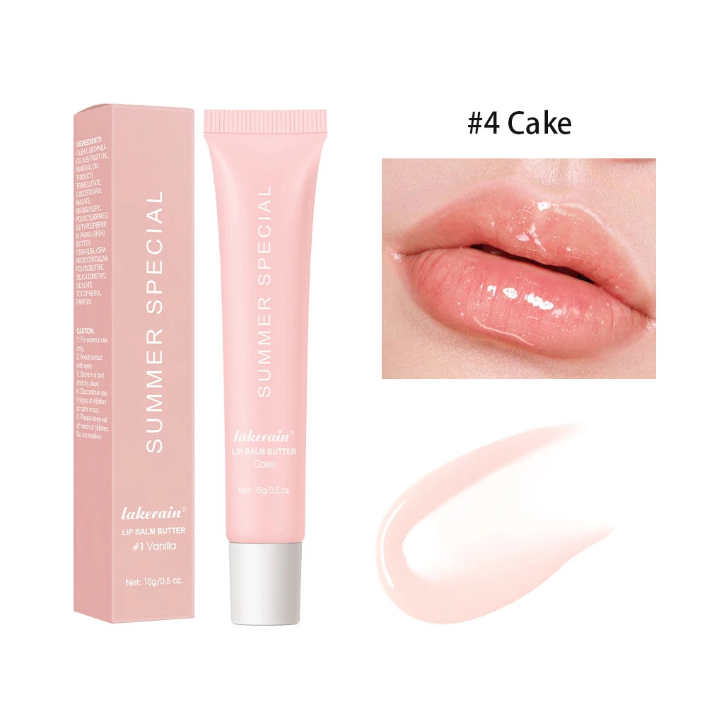 Lakerain Moisturizing Lip Butter Balm – Glossy Hydrating Finish