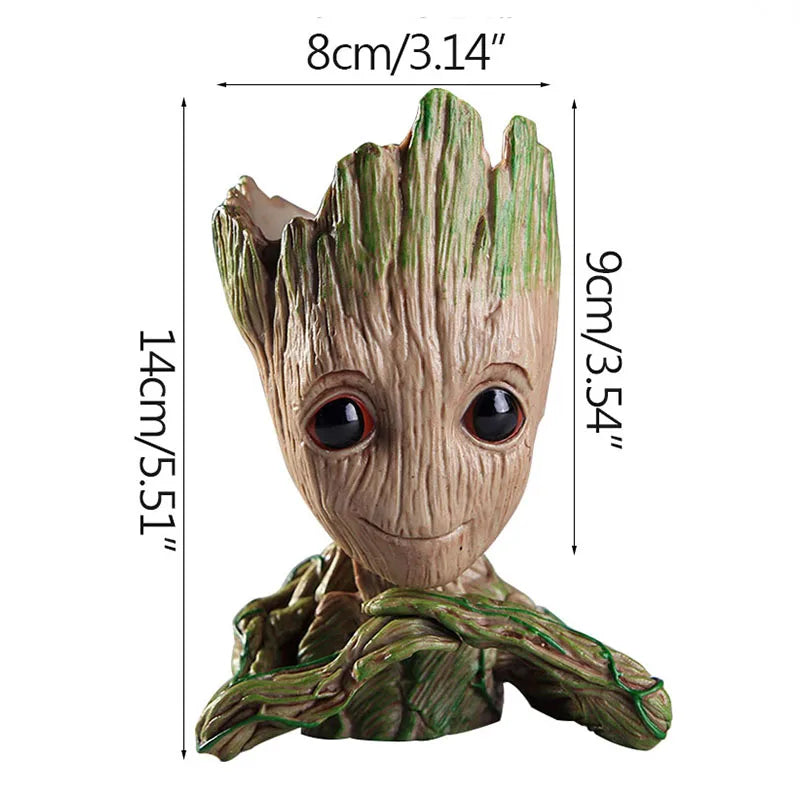 Baby Groot Miniature Figurine - Cute Desktop Decor for Office & Home (5cm)