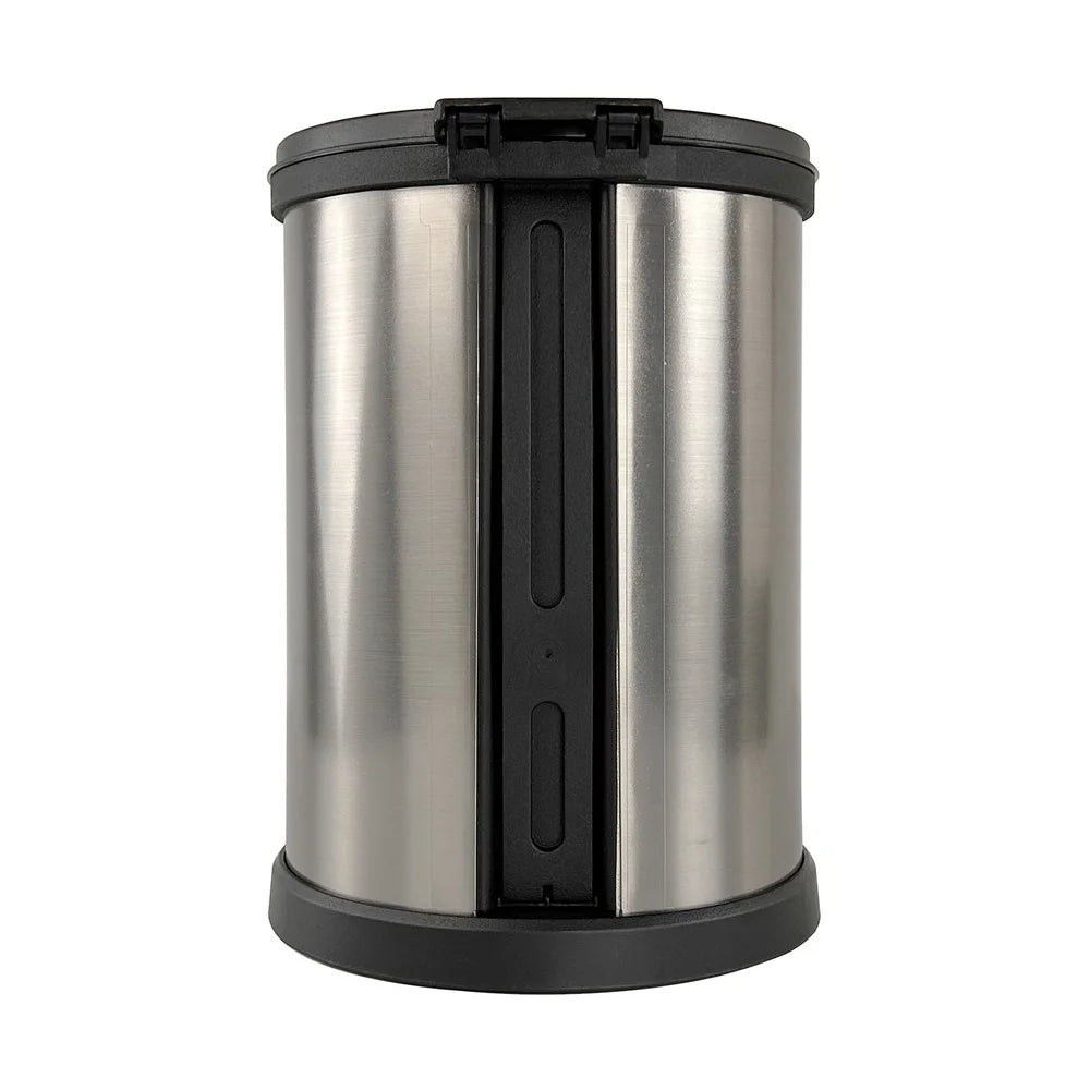 1.5 Gallon Step Trash Can - Touchless Stainless Steel Look Wastebasket for Bathroom & Office