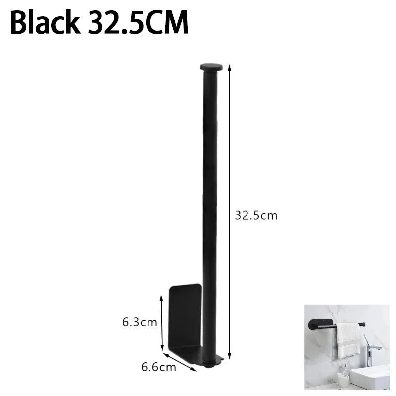 Under-Sink Paper Towel Holder - Stainless Steel Space-Saving Organizer
