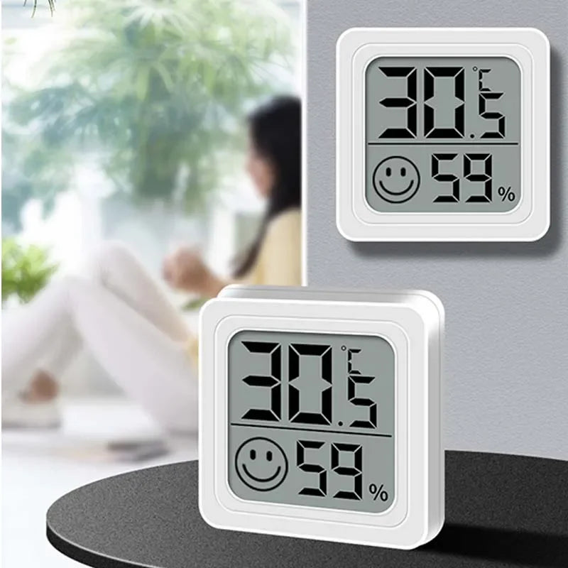 Digital Temperature & Humidity Monitor - Indoor Climate Control for Home & Health
