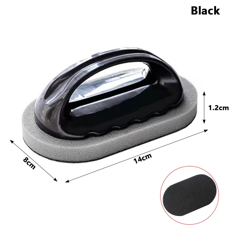 Nano Emery Sponge Cleaning Brush - Rust Remover with Handle