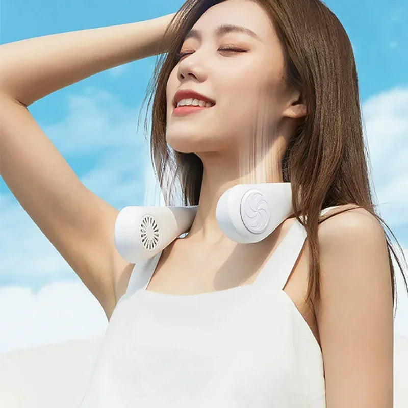 Hands-Free Neck Fan - Portable Personal Cooling for Work & Outdoor Activities