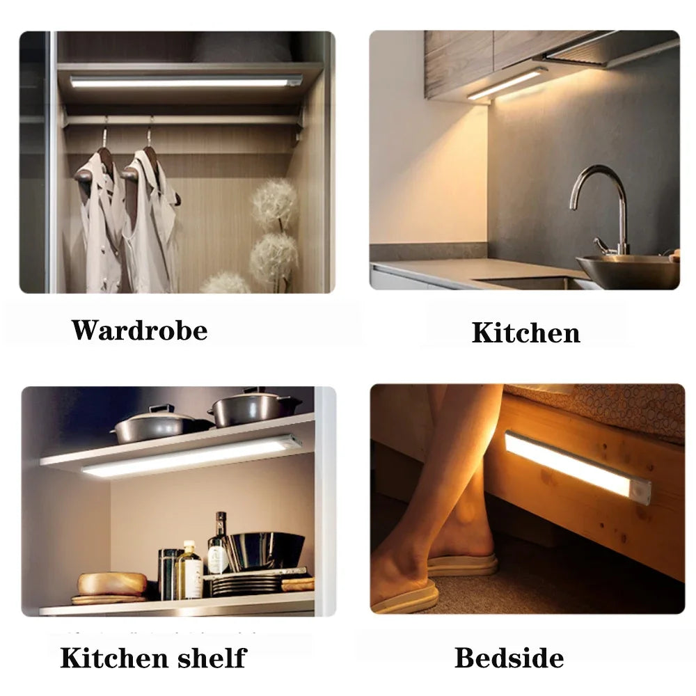 Rechargeable Motion Sensor LED Light - Automatic Cabinet & Closet Lighting