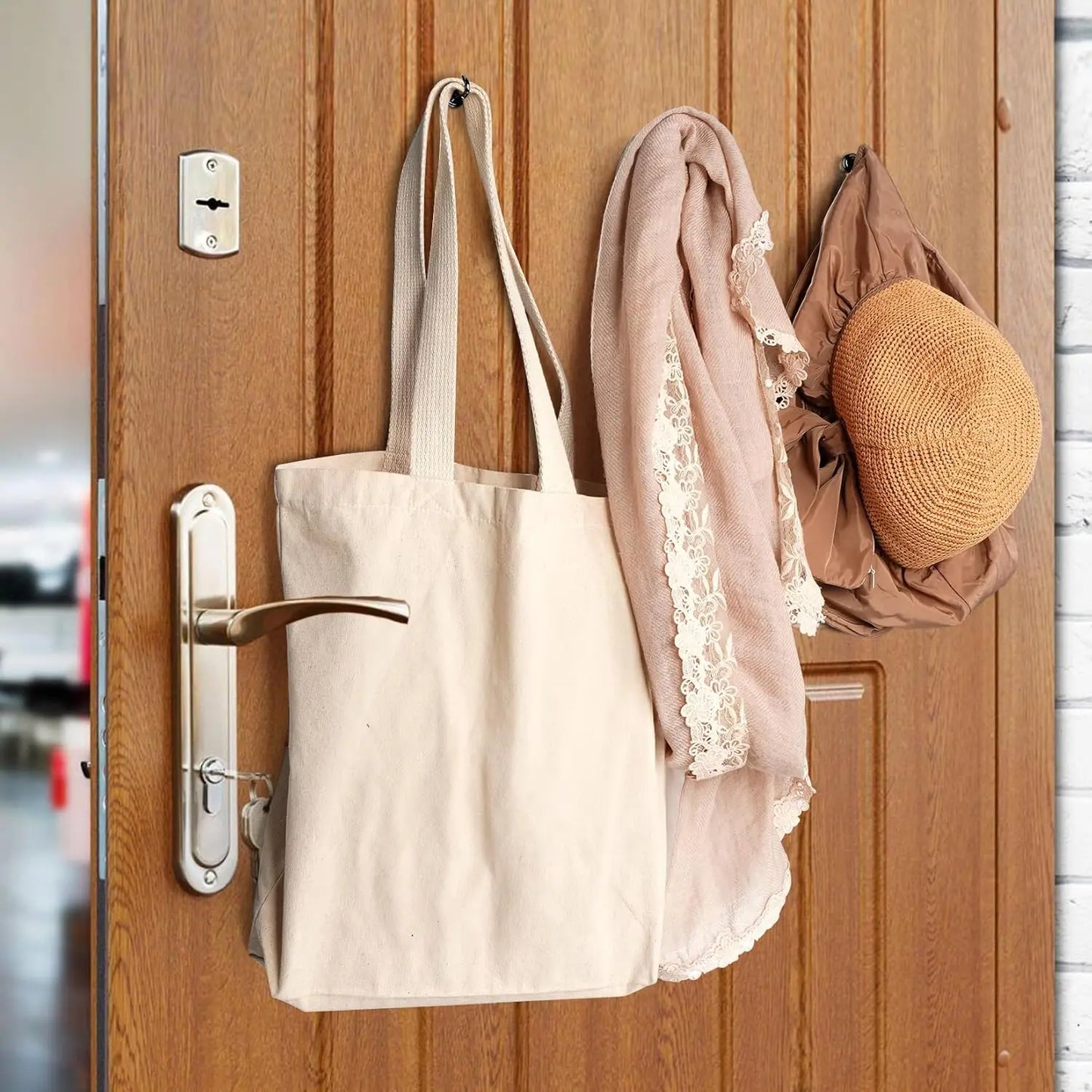 Heavy Duty Magnetic Hooks - No-Drill Wall Organization for Home & Office