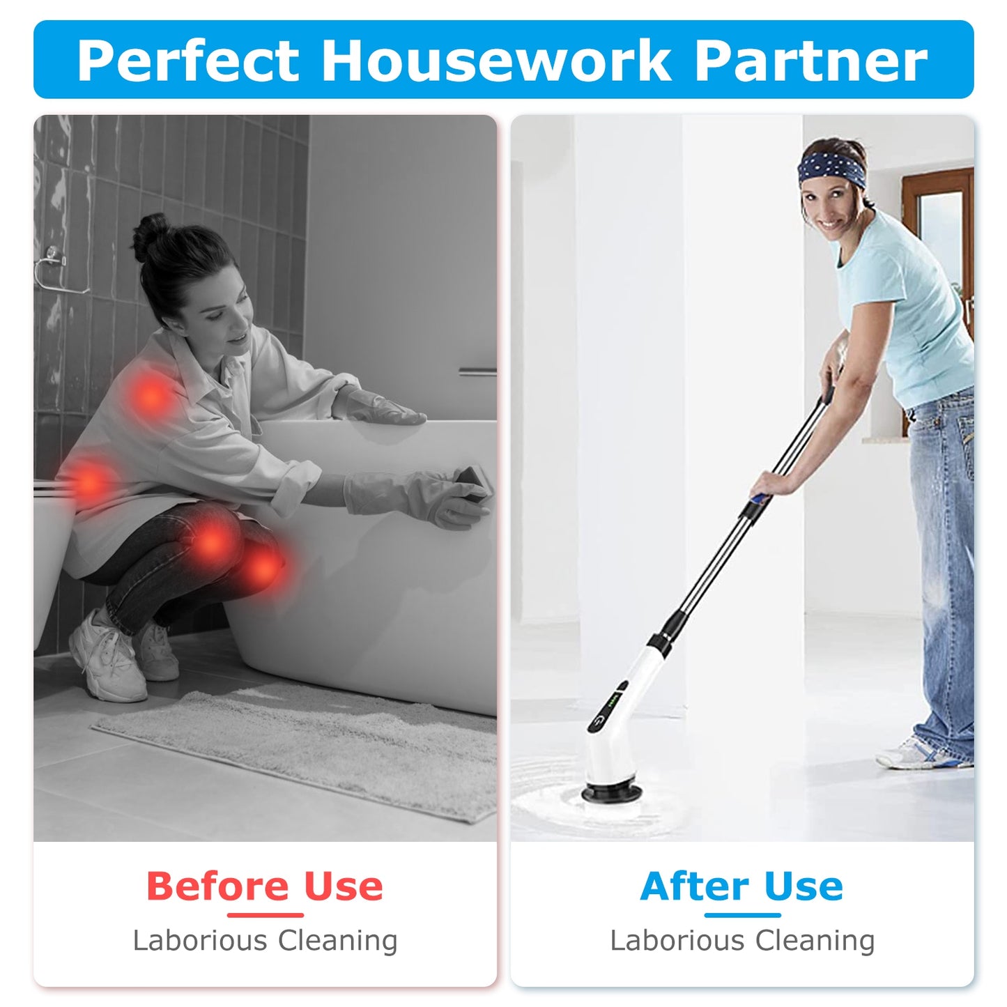 Cordless Spin Scrubber – Deep Clean in Minutes