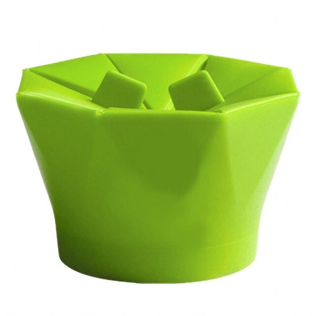 Collapsible Silicone Microwave Popcorn Maker