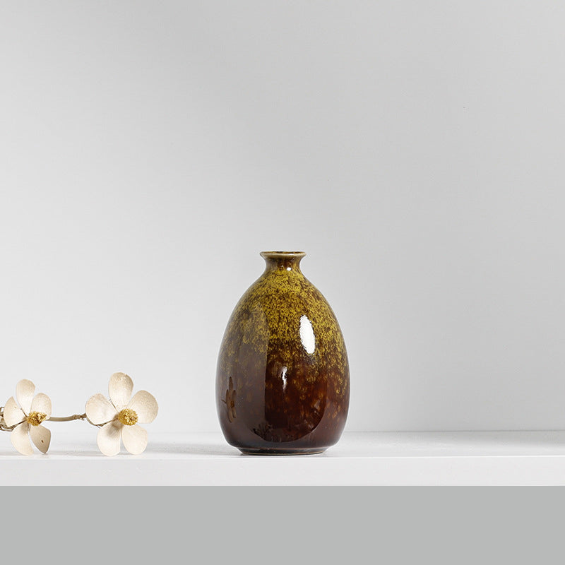 Mini Glazed Ceramic Bud Vase