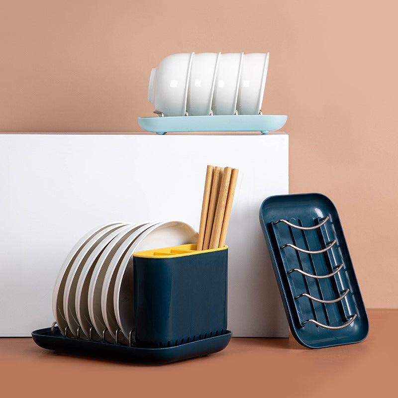 Space-Saving Kitchen Dish & Bowl Drying Rack