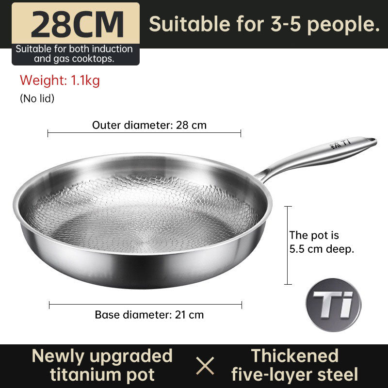 Pure Titanium Nonstick Frying Pan
