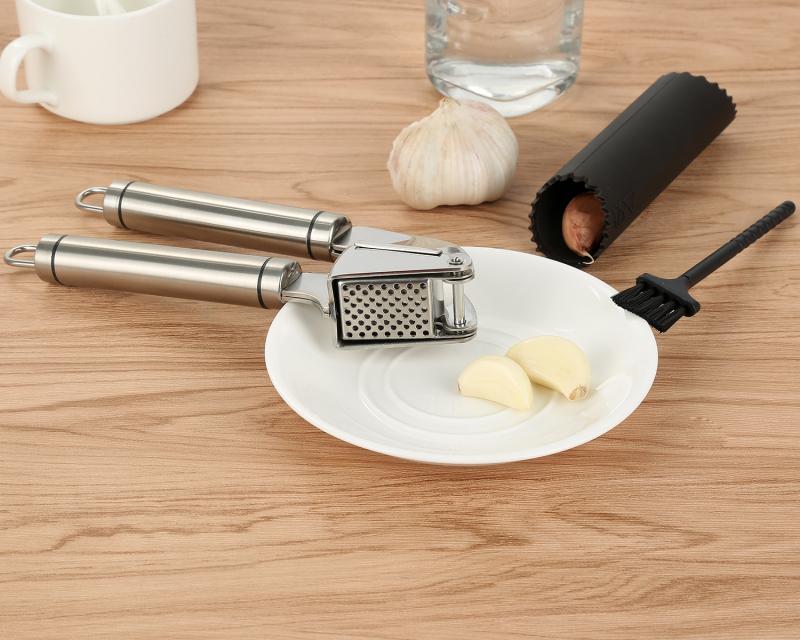 Stainless Steel Garlic Press & Mincer