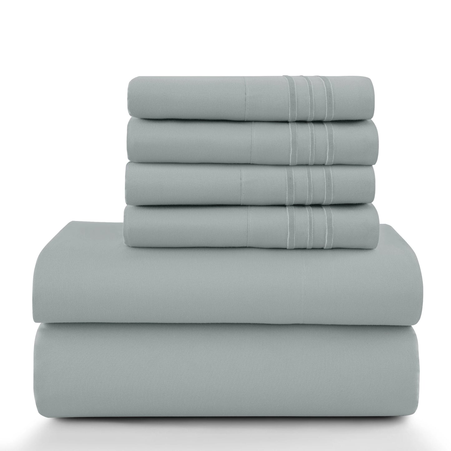Luxury 6-Piece Microfiber Sheet Set – Deep Pocket Bedding Set