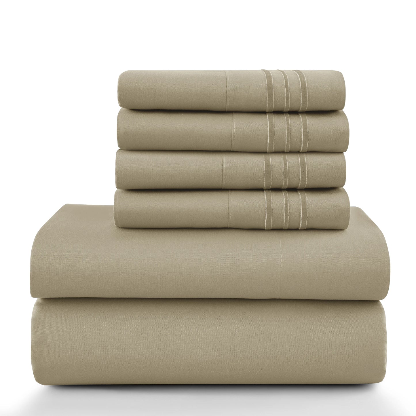 Luxury 6-Piece Microfiber Sheet Set – Deep Pocket Bedding Set