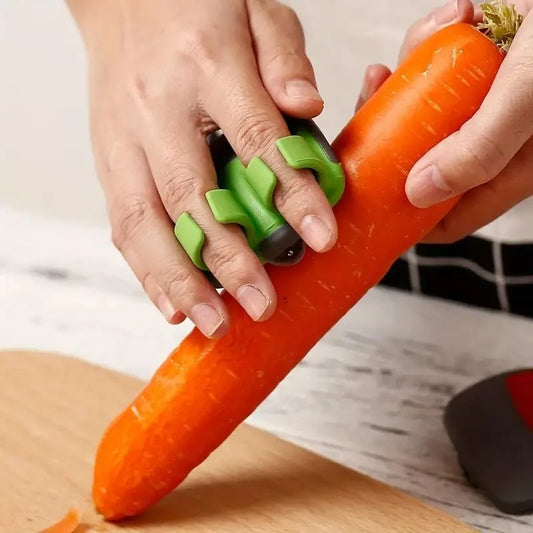 Premium Stainless Steel Kitchen Peeler - Sharp Blade with Non-Slip Grip