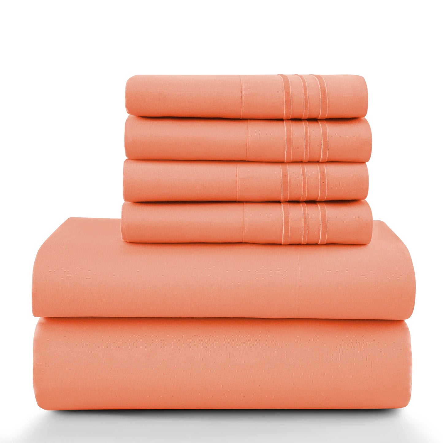 Luxury 6-Piece Microfiber Sheet Set – Deep Pocket Bedding Set