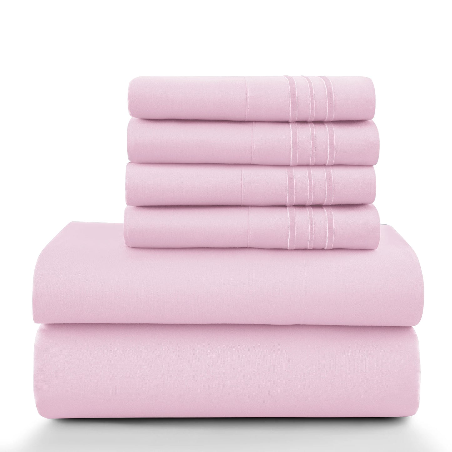 Luxury 6-Piece Microfiber Sheet Set – Deep Pocket Bedding Set