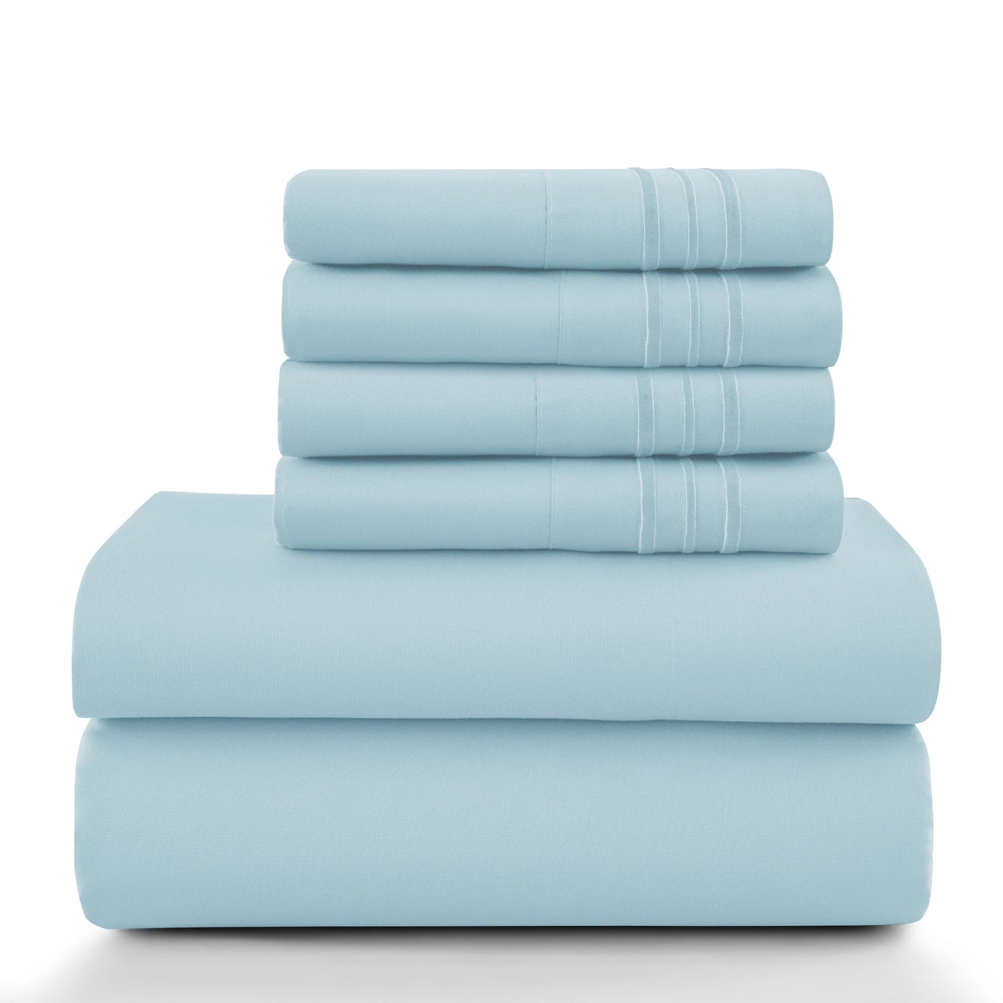 Luxury 6-Piece Microfiber Sheet Set – Deep Pocket Bedding Set