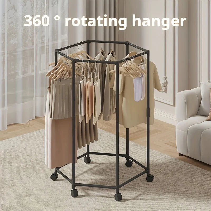 Hexagonal Rotating Clothes Hanger