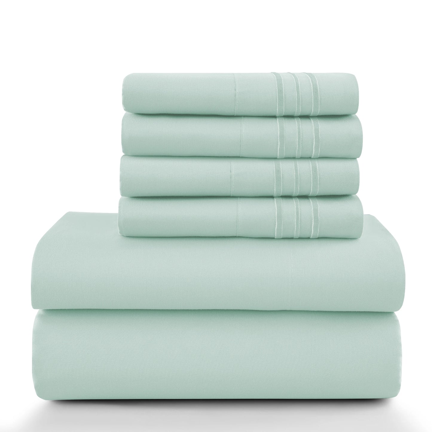Luxury 6-Piece Microfiber Sheet Set – Deep Pocket Bedding Set