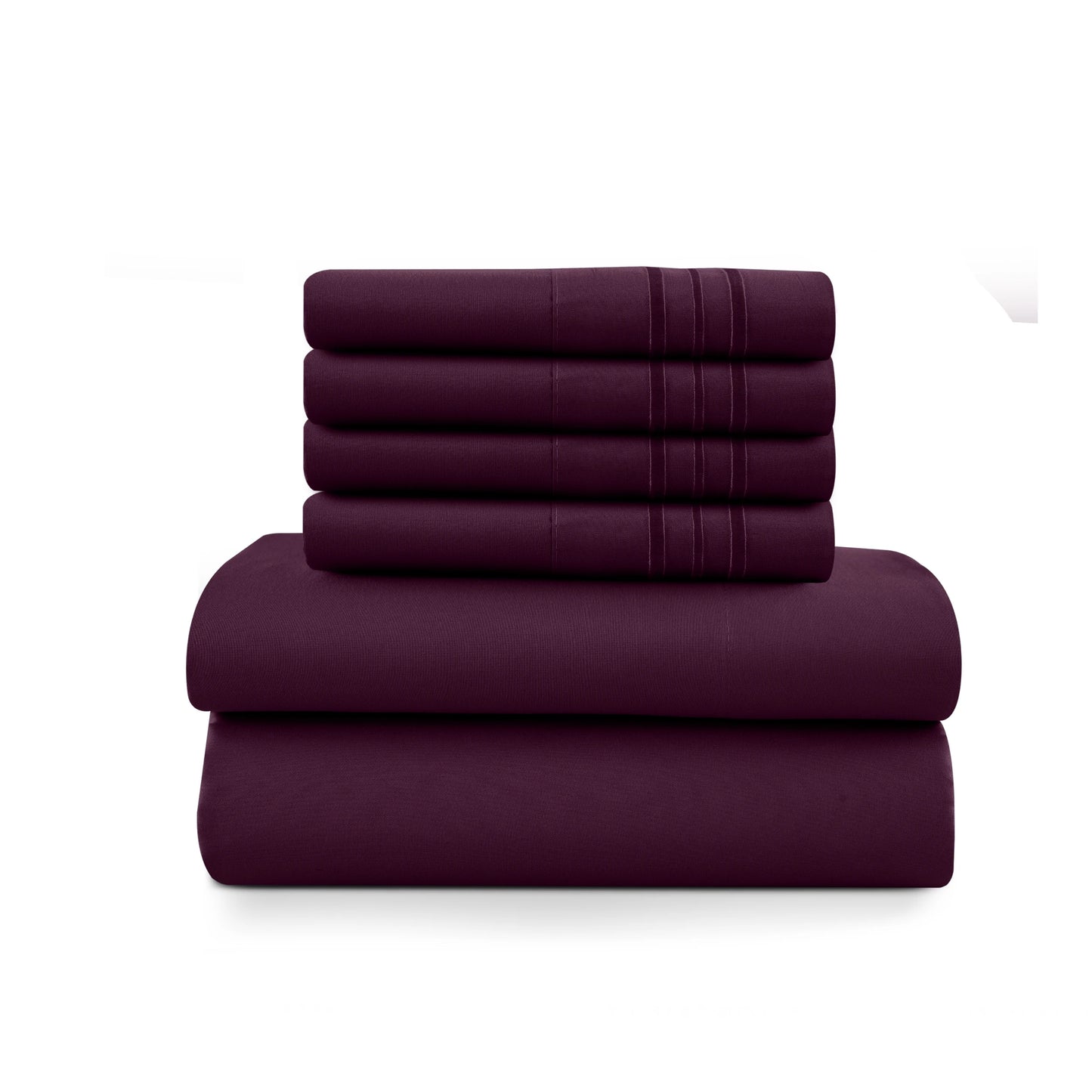 Luxury 6-Piece Microfiber Sheet Set – Deep Pocket Bedding Set