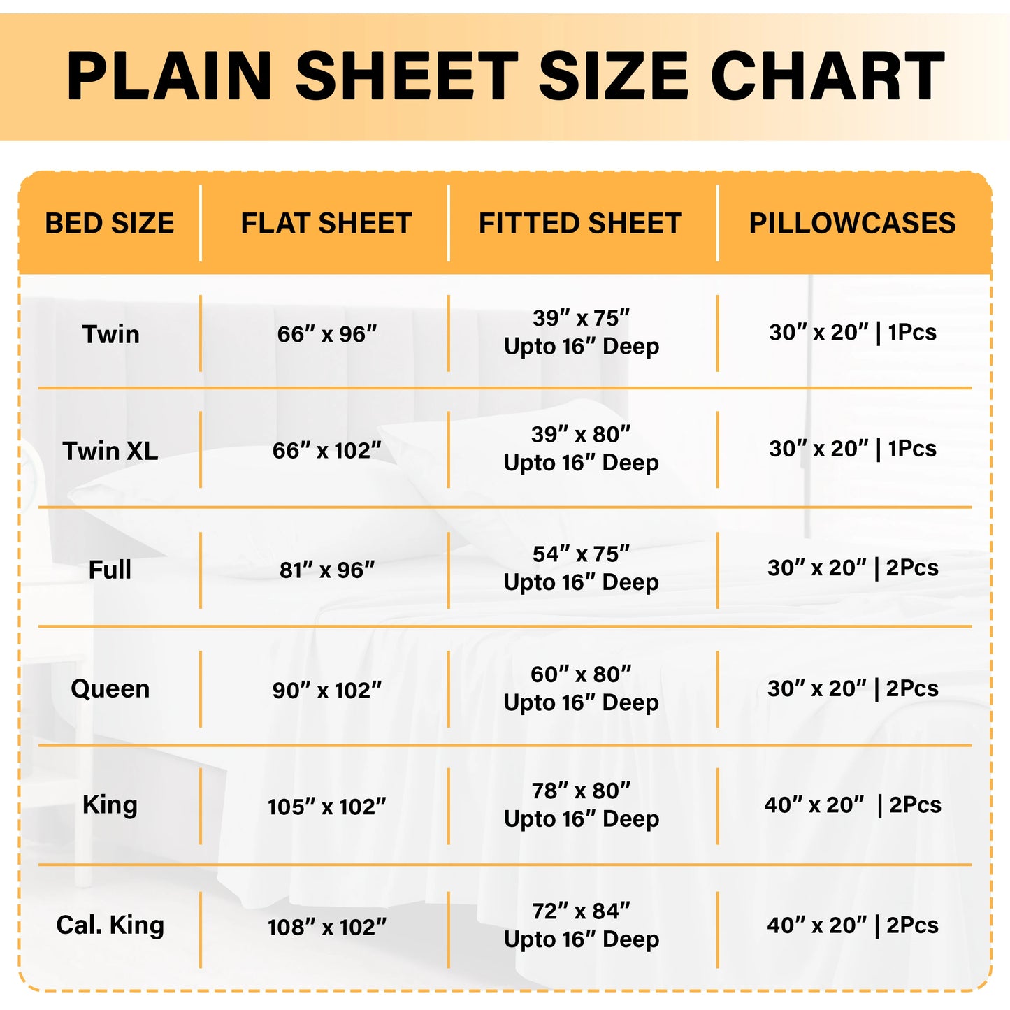 Luxury 6-Piece Microfiber Sheet Set – Deep Pocket Bedding Set