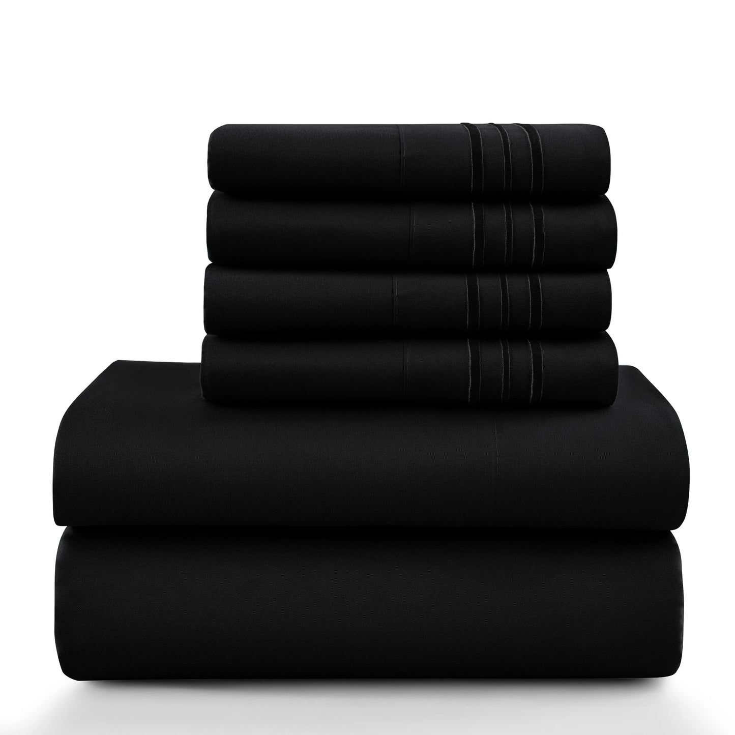 Luxury 6-Piece Microfiber Sheet Set – Deep Pocket Bedding Set