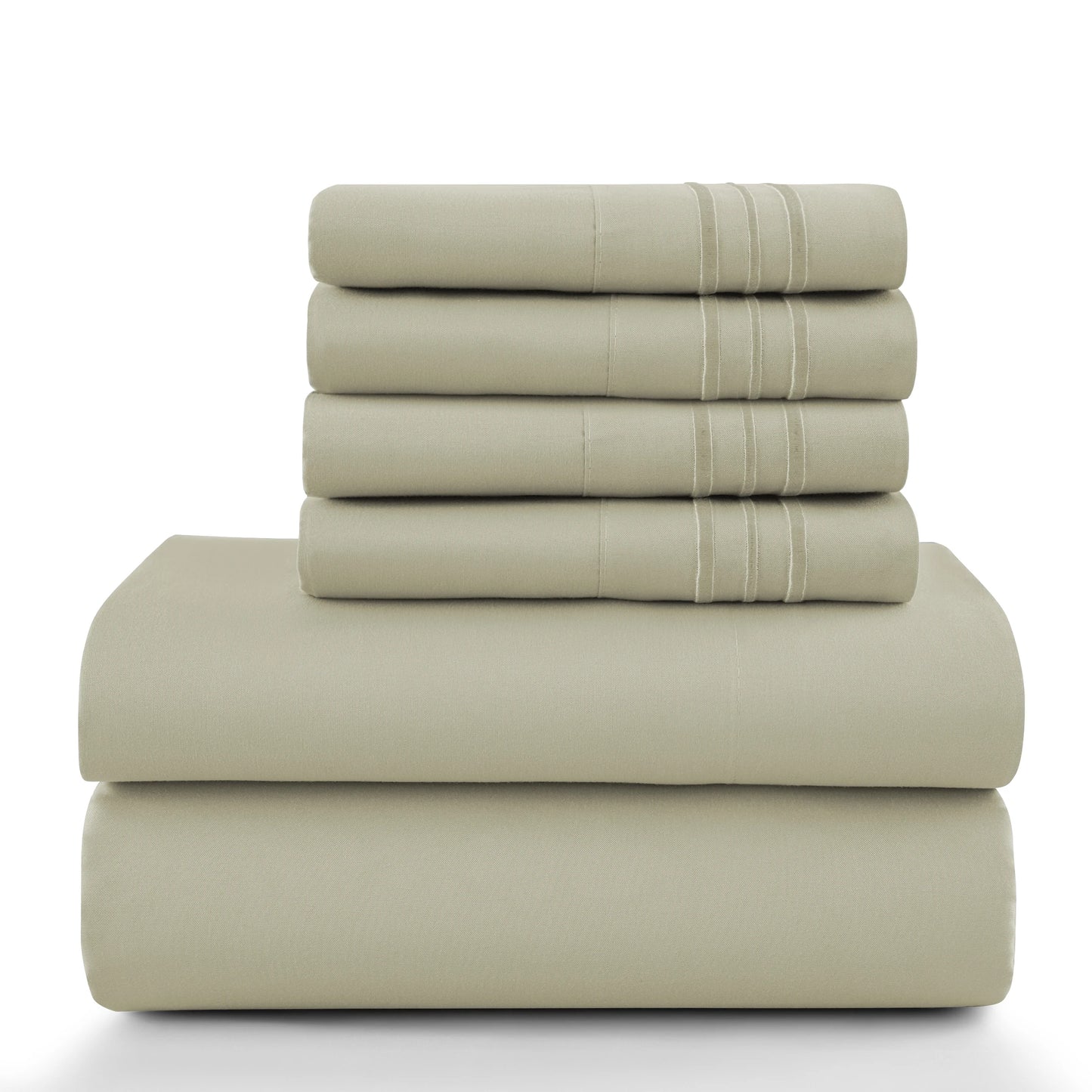 Luxury 6-Piece Microfiber Sheet Set – Deep Pocket Bedding Set
