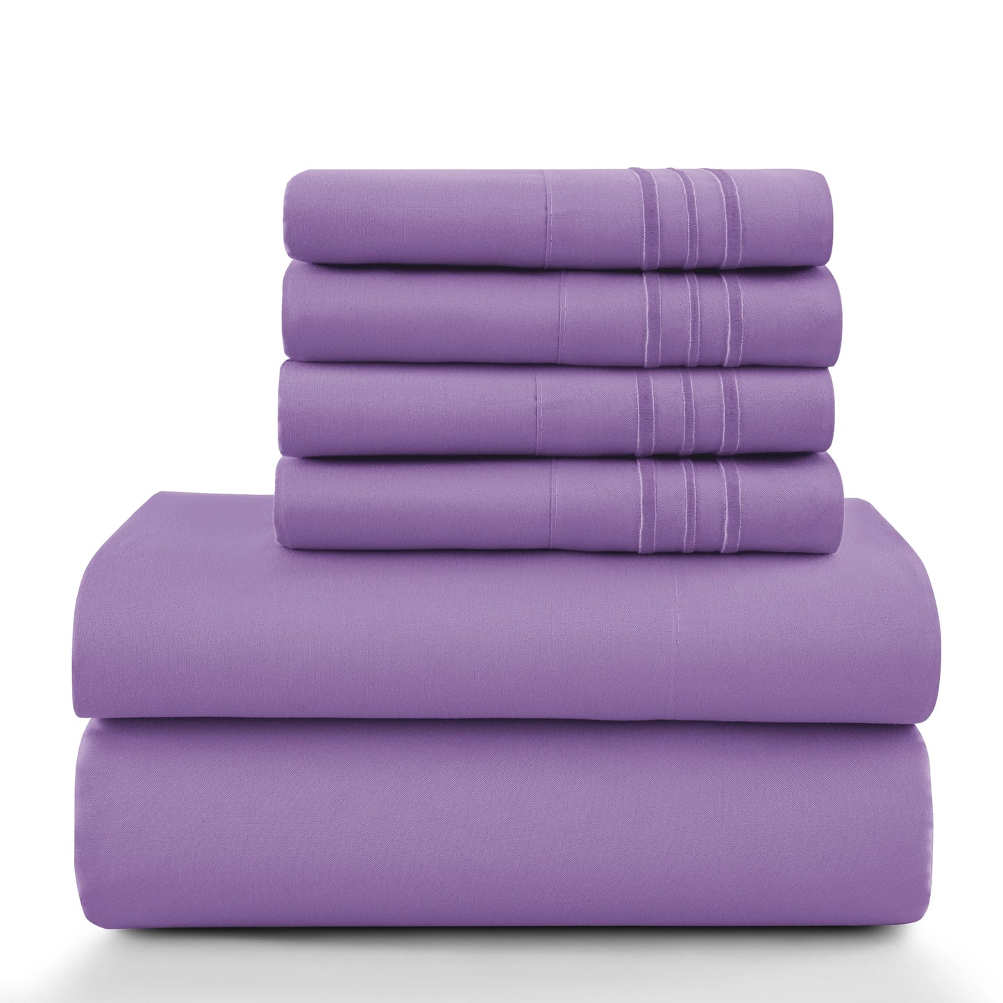 Luxury 6-Piece Microfiber Sheet Set – Deep Pocket Bedding Set