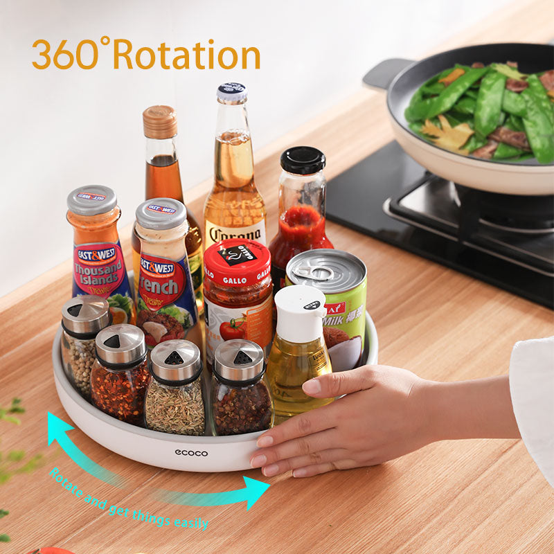 360° Rotating Kitchen Countertop Organizer