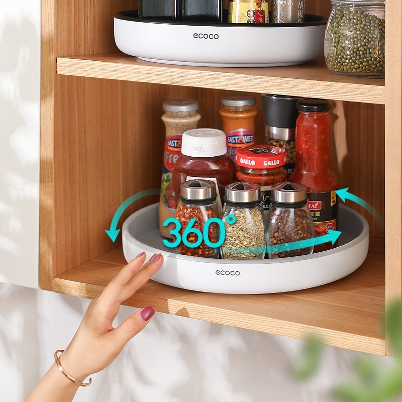 360° Rotating Kitchen Countertop Organizer
