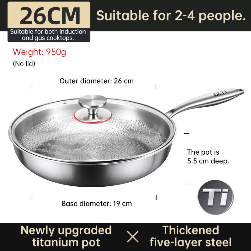 Pure Titanium Nonstick Frying Pan
