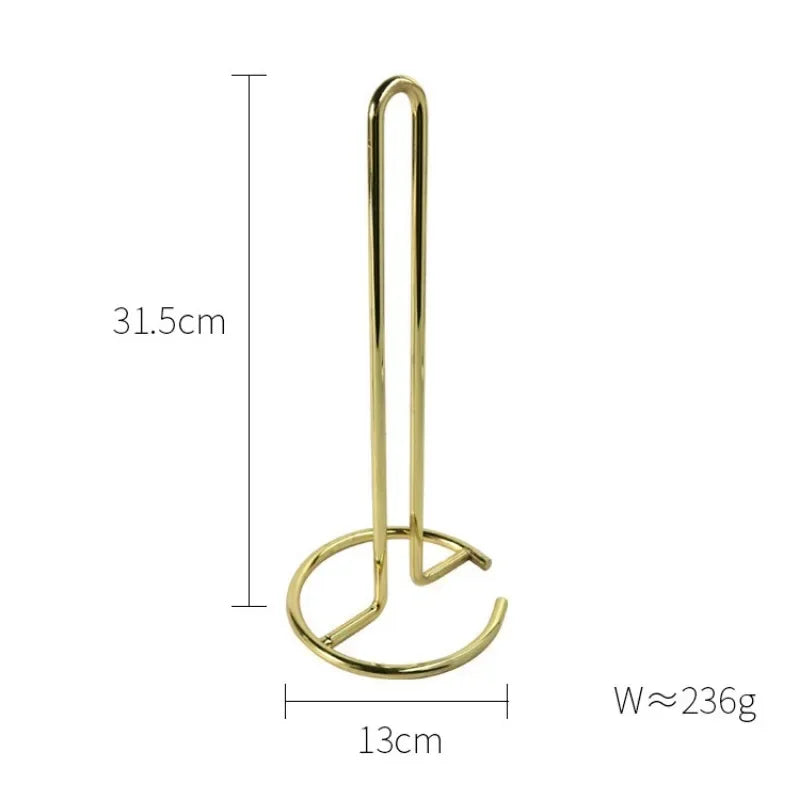 Freestanding Metal Toilet Paper Holder