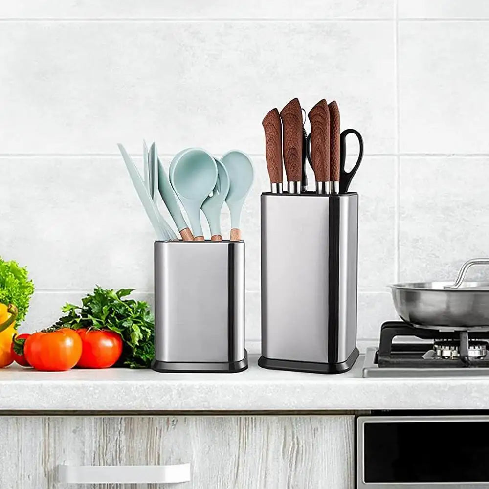 Kitchen Utensil Holder - Countertop Organizer (4in, 6in, 8in)