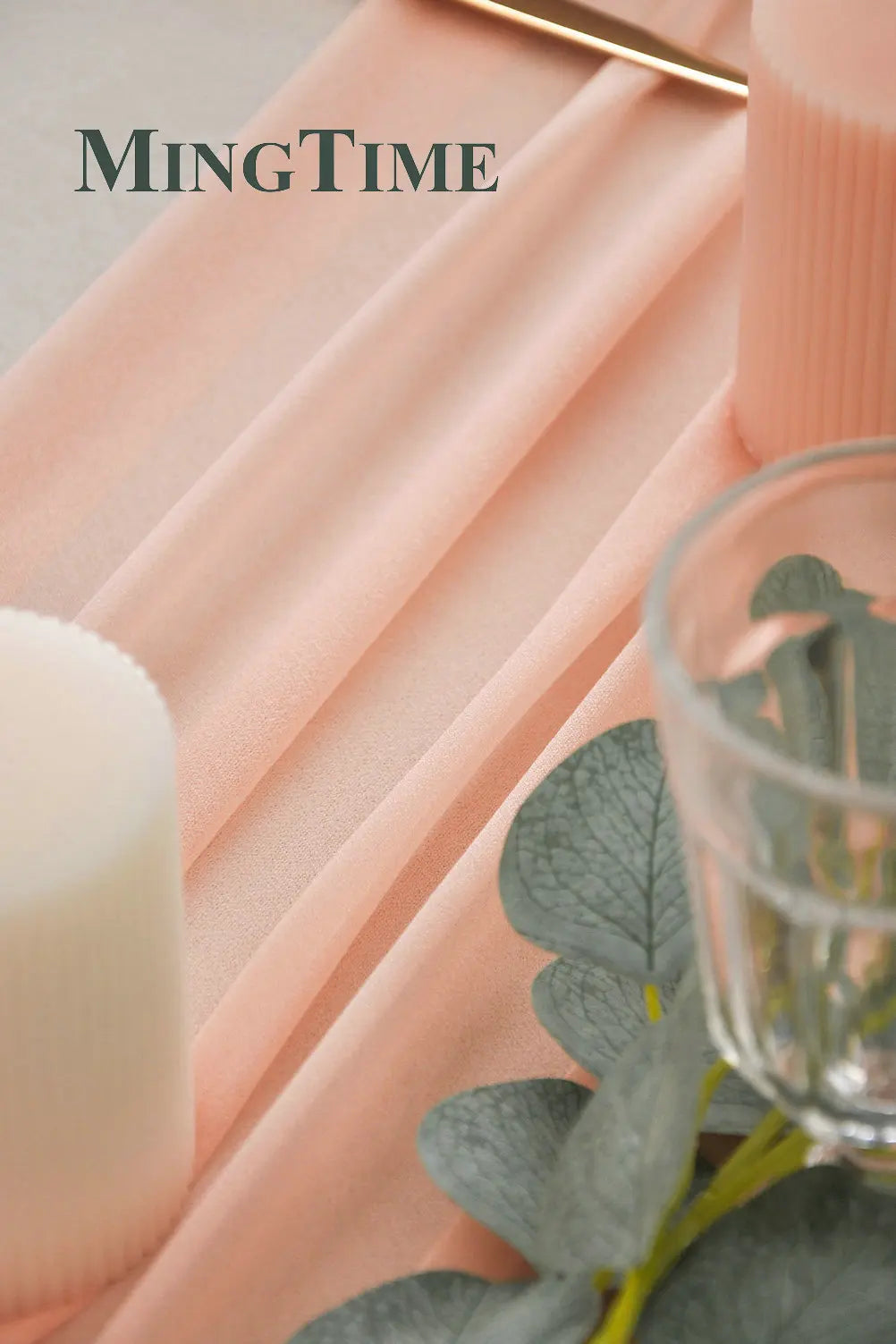 Elegant Chiffon Table Runner for Weddings, Parties & Home Decor