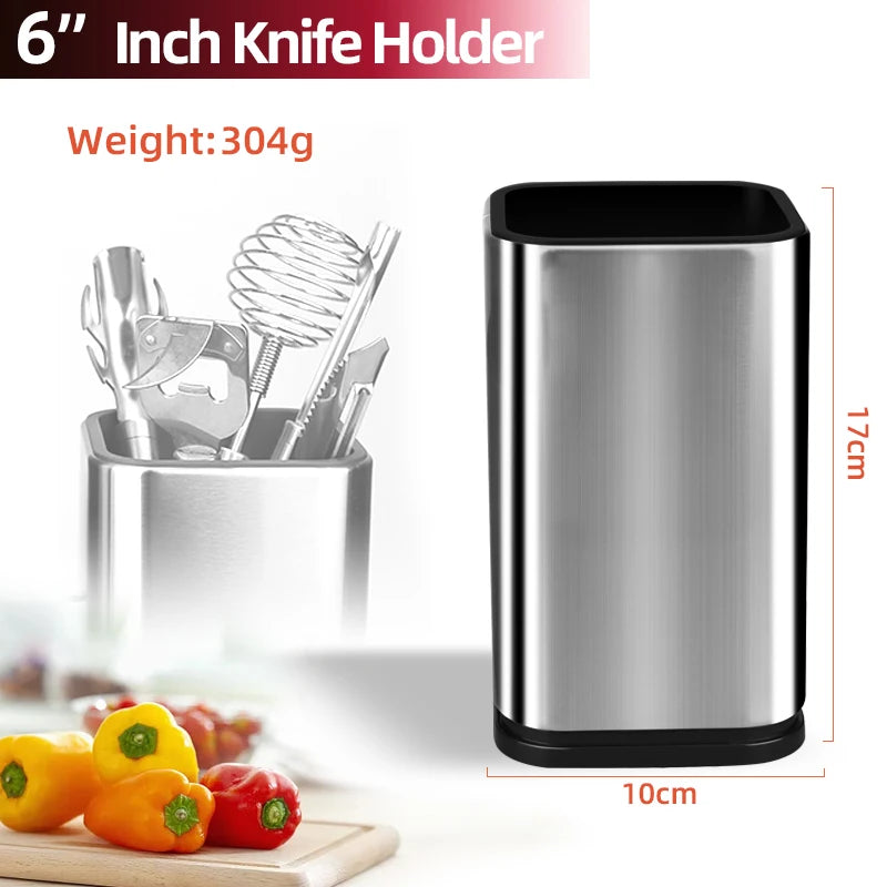 Kitchen Utensil Holder - Countertop Organizer (4in, 6in, 8in)