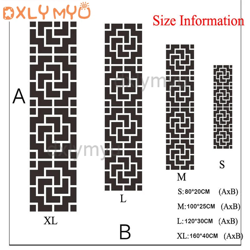 3D Geometric Mirror Wall Stickers - Modern Acrylic Decals for Living Room & Bedroom