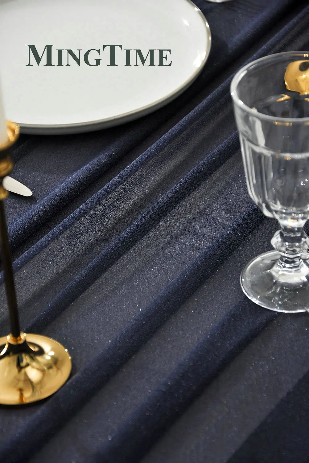 Elegant Chiffon Table Runner for Weddings, Parties & Home Decor