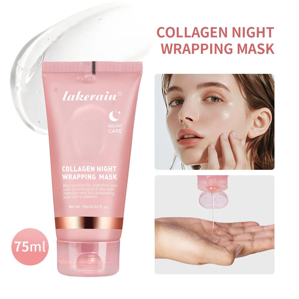 Collagen Overnight Peel-Off Mask - Deep Hydration Night Treatment (75ml)