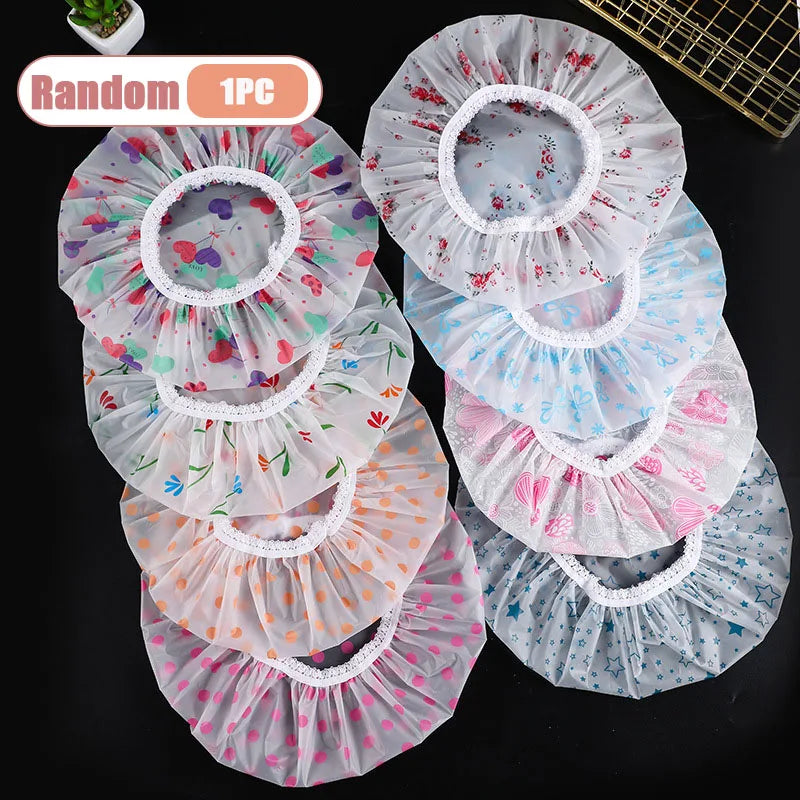 Waterproof Shower Cap - Thickened EVA Matte Design for Hair Protection