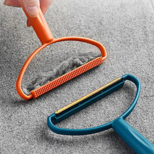 Portable Lint Remover Brush - Manual Fabric Shaver for Clothes, Furniture & Upholstery
