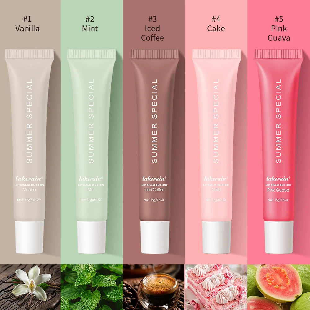 Lakerain Moisturizing Lip Butter Balm – Glossy Hydrating Finish