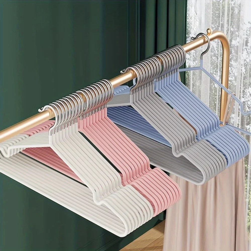 Heavy-Duty Metal Clothes Hangers Set