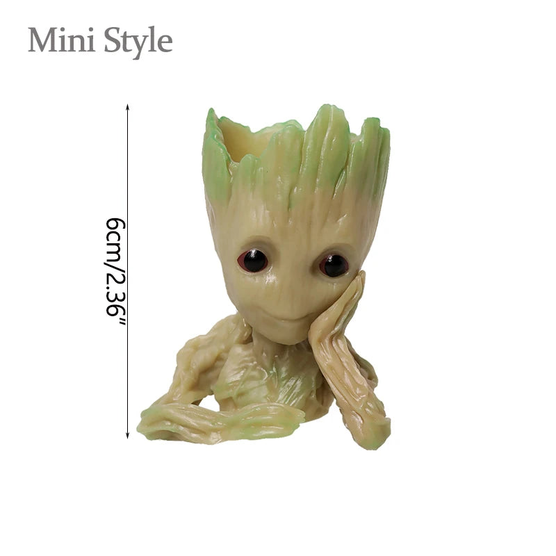 Baby Groot Miniature Figurine - Cute Desktop Decor for Office & Home (5cm)