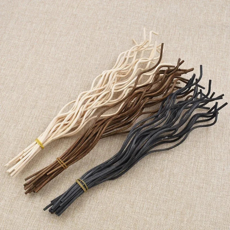 20-Piece Reed Diffuser Sticks - Long Wavy Rattan Replacement Refills for Home Fragrance