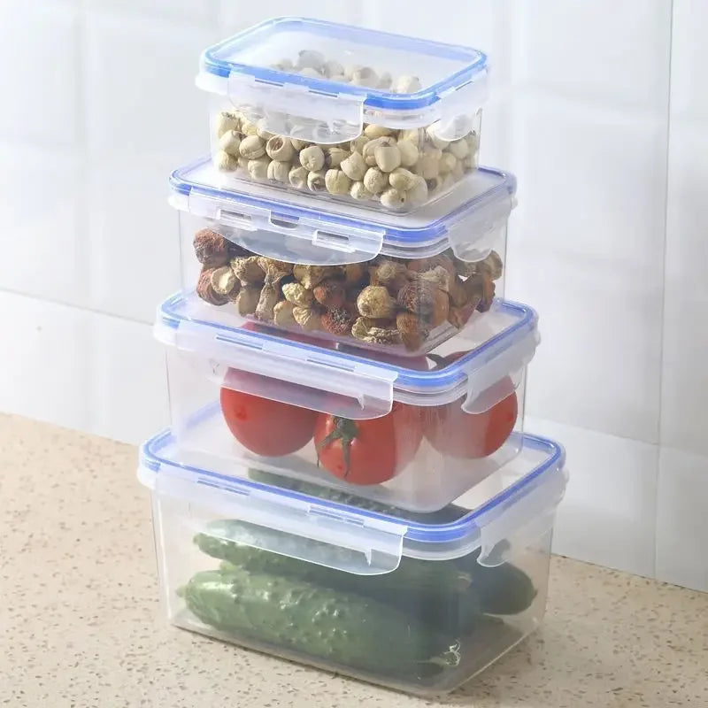 Airtight Food Storage Container with Lid - 500ml Microwave Safe