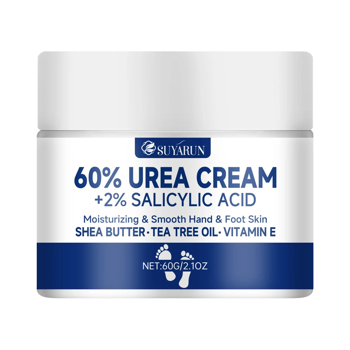 60% Urea Foot Cream - Intensive Treatment for Cracked Heels, Dry Feet & Calluses (100g)