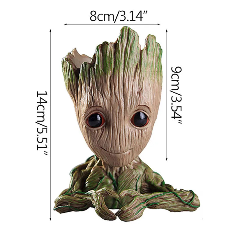 Baby Groot Miniature Figurine - Cute Desktop Decor for Office & Home (5cm)
